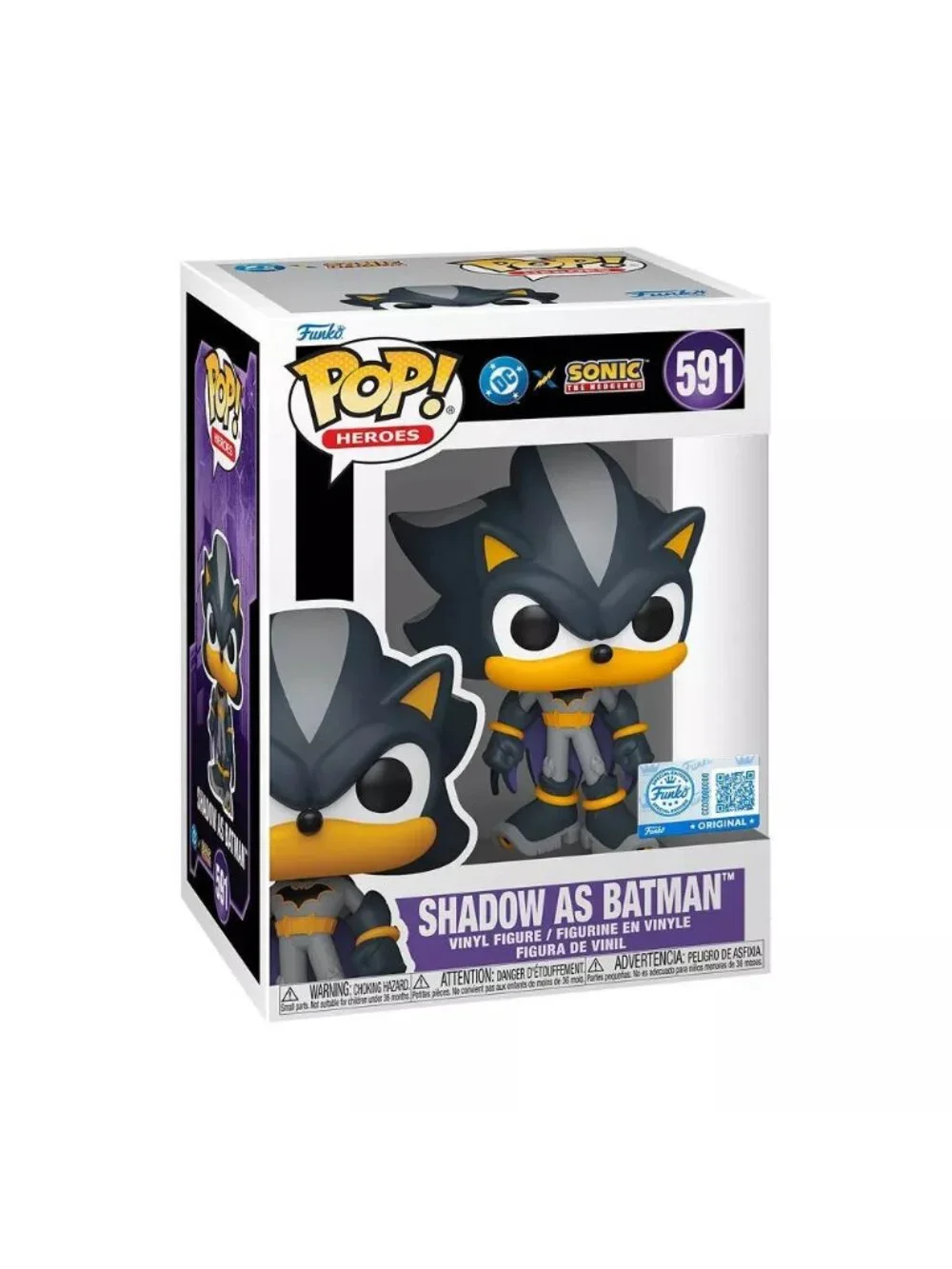 Funko Pop Heroes DC Justice League & Sonic Shadow as Batman Vinyl Figure #591